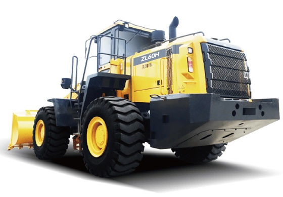 Heavy Duty Wheel Loader Equipment ZL60H Front Loader Construction Machine