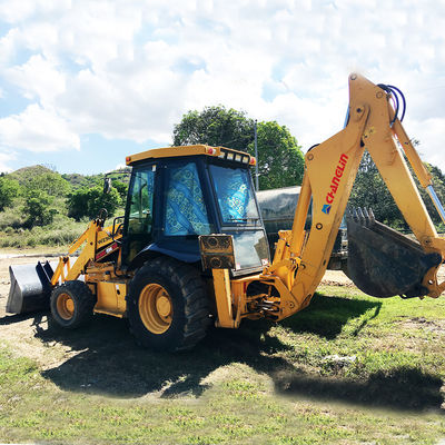 WZ30-25 Backhoe Loader Excavator 1M3 82KW 1.7 Ton With Cummins Diesel Engine
